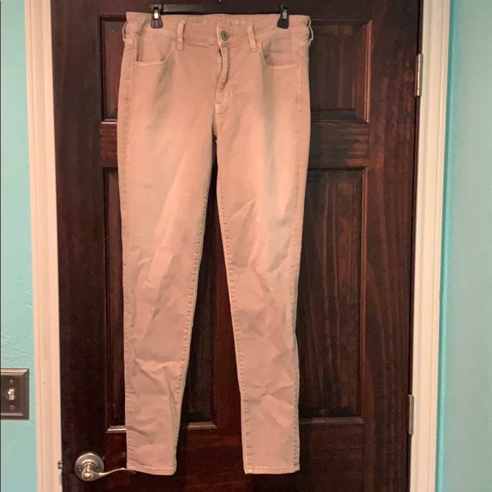 American Eagle Pink Jeggings